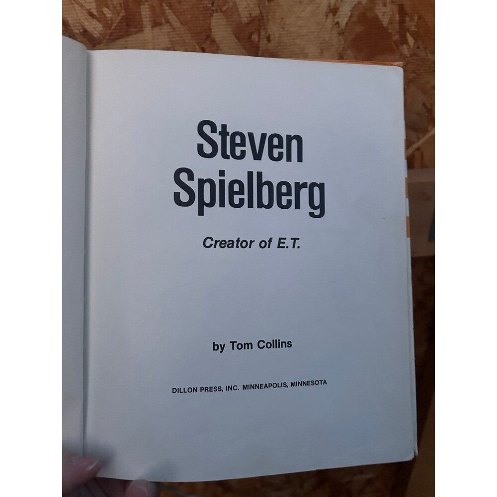 Steven Spielberg Creator of E.T. Vintage Taking Part Books Hardcover 1980s - Picture 4 of 6